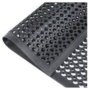 Tapis de sol utilitaire de drainage antidérapant et durable au design moderne pour restaurant, cuisine, bar, hôtel, intérieur, sol en vinyle - Product Image 5