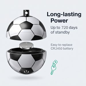 Localizador GPS con Forma de Balón de Fútbol, Antipérdida, Discreto, Oculto, Difícil de Detectar, Etiqueta Inteligente, Funciona con Find My, Resistente al Agua, para Mascotas, Perros y Gatos - Product Image 3