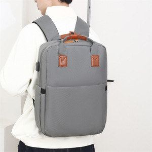 Sac à dos d'école pour hommes d'affaires personnalisé, logo personnalisé, sac à dos de loisirs pour adolescents, sac à dos de voyage pour ordinateur portable, sac à dos USB, mochila - Product Image 3