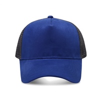 Gorra de Malla de 5 Paneles con Logotipo Personalizado para Hombre, Gorra de Camionero de Gamuza, Logotipo Bordado Personalizado, Logotipo Tejido con Pedrería