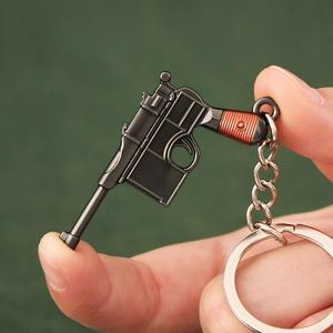 Llavero de <span class=keywords><strong>pistola</strong></span> Mini <span class=keywords><strong>Mauser</strong></span> LT, modelos en miniatura de aleación de zinc metálica, llavero 3D personalizado de 5 cm - Product Image 5