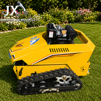 Tondeuse à gazon diesel télécommandée CE 55 cm, coupe-herbe sur chenilles, levage hydraulique, portée 800 m, 45 °   Pente GQ550B