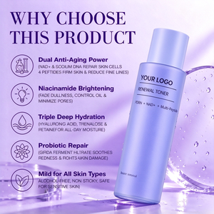 Tonique Facial Rénovateur NAD PDRN Marque Blanche Décapeptide 4 : Booste le Collagène, Améliore la Peau Relâchée et Terne, Hydratant - Product Image 4
