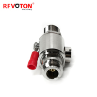 Parafoudre coaxial de type N, femelle-femelle, traversant le panneau, 50 Ohms, protection contre les surtensions avec tube à gaz 90V, 6 GHz