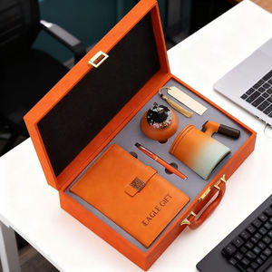 Coffrets Cadeaux de Luxe, Ensemble Cadeau d'Affaires, Parapluie Automatique, Thermos avec Logo, Bloc-Notes A5, Stylo, Activités Promotionnelles, Impression UV - Product Image 6