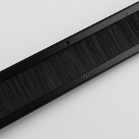 Panneau de gestion de câbles horizontal 1U 19 pouces pour rack, panneau de passage de câbles anti-poussière pour montage en rack