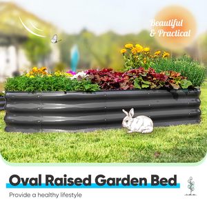 Cama de jardín <span class=keywords><strong>elevada</strong></span> de Metal con etiqueta privada personalizada, maceta <span class=keywords><strong>elevada</strong></span> para verduras, cama de jardín <span class=keywords><strong>elevada</strong></span> galvanizada - Product Image 2