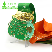 Médaillon de récompense sportive marathon en métal personnalisé Porte-médaille de sport de football Médailles de volleyball