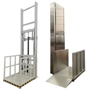 CE onaylı 300 KG ev tipi asansör/tekerlekli sandalye kaldırma platformu
