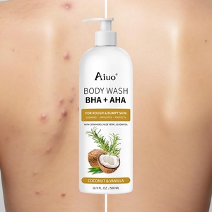 <span class=keywords><strong>Gel</strong></span> de Ducha con Ácido Salicílico y Logotipo Personalizado, con <span class=keywords><strong>Aloe</strong></span> <span class=keywords><strong>Vera</strong></span> y Aceite de Jojoba para Calmar la Piel Irritada - Product Image 1