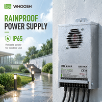 Alimentation LED étanche IP65 400W 12V 24V, transformateur de driver extérieur résistant à la pluie pour enseignes lumineuses et lettres