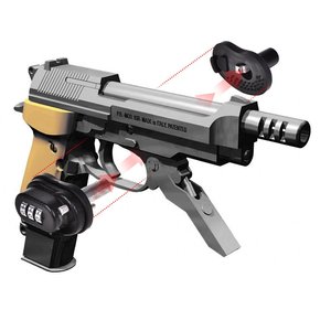Mật khẩu keyed khóa Pick Gun an toàn khóa nhỏ và thuận tiện Súng khóa chất lượng cao kích hoạt khóa - Product Image 2