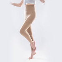 Collants de compression médicaux sans pieds pour femmes, confortables, respirants, antibactériens, à compression 20-30 mmHg, pour l'œdème