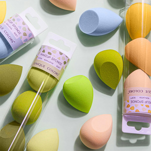 Éponge de maquillage lavable UNIQUE COULEURS, marque privée, pour un mélange parfait, personnalisable, sans latex, la meilleure éponge pour fond de teint - Product Image 2