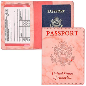 ซองใส่หนังสือเดินทางหนัง PU ขนาด4นิ้วดีไซน์อเนกประสงค์ป้องกันด้วย RFID หรูหราทำด้วยมือ - Product Image 1