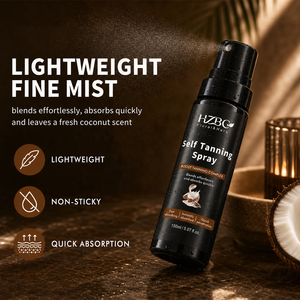 <span class=keywords><strong>Spray</strong></span> Autobronceador Facial y Corporal OEM de 150 ml - <span class=keywords><strong>Spray</strong></span> Autobronceador Resistente a la Transferencia, Fórmula Vegana Natural con Ácido Hialurónico y Antioxidantes - Product Image 2