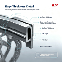 Kit de disques de frein avant et arrière KYZ, rotor en aluminium CNC 7075, robuste, tout-terrain, pour vélo électrique Sur Ron Light Bee X Segway X160 X260