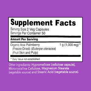 Potente Suplemento Dietético Herbal de Bayas de <span class=keywords><strong>Acai</strong></span> - un Impulso Natural para la Salud y Vitalidad en General - Product Image 2