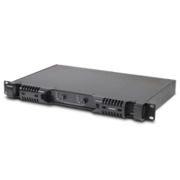 Amplificateur de puissance numérique 1U 2 canaux 8 Ohm 2x666W Classe D Montable en rack Pontable Stéréo Haute Puissance Professionnel pour Scène DJ KTV Système PA