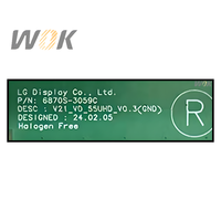 Layar LCD TV UHD 55 Inch Berkualitas Tinggi LC550EQC-SSA4 Open Cell Suku Cadang Pengganti untuk Perbaikan TV Smart TV