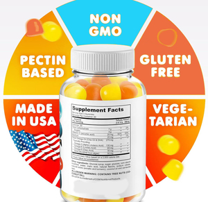 Gomitas multivitamínicas de apoyo inmunológico para niños Dosificación de dulces multivitamínicos para niños OEM para niños y mayores - Product Image 4