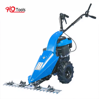 HY-1001A/B/C Portable Mini faucille faux tondeuse à gazon marcher derrière la faucille barre tondeuse pour couper l'herbe