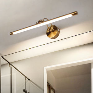 Aluminum LED Headlight Bathroom Vanity Light IP44 Dimmable <b>Wall</b> Mounted <b>Mirror</b> Cabinet for Hotels - Product Image 2