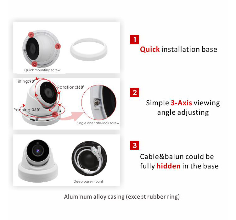 Factory OEM ODM 5X Optical 8MP 4K POE IP Camera System IR Night Vision IP66 RTMP RTSP Outdoor CCTV Security Camera Custom · image 3