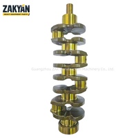 Diesel Engine Forged Steel Crankshaft Assembly 4JJ1 Construction Machinery Parts