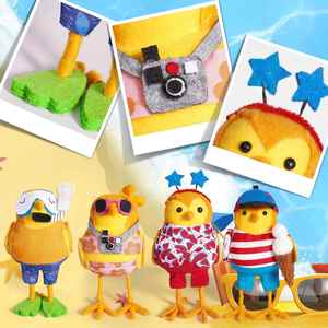 Wholesale High Quality Handmade Bird Ears <b>Decoration</b> <b>Summer</b> Party Desktop Hangings Felt <b>Decoration</b> Party Dedicated - Product Image 4