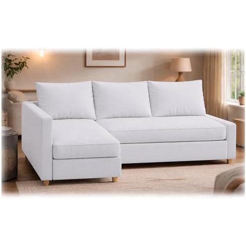 Chaise longue droite blanche