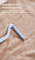 Nouveau rouleau anti-peluches portable Sanga, double face, en plastique, pour vêtements et poils d'animaux