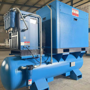 Compresseur <span class=keywords><strong>d</strong></span>'<span class=keywords><strong>air</strong></span> à vis rotatif à connexion directe, alimentation CA, 22KW, 37KW, 7.5KW, 55KW, ensembles complets avec réservoir et sécheur <span class=keywords><strong>d</strong></span>'<span class=keywords><strong>air</strong></span>, vente directe usine - Product Image 1