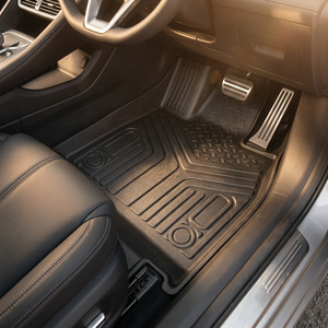 BORNSELLER Alfombrillas de Coche de Doble Capa Desmontables de Lujo y Ecológicas para H1 Grand Starex Royale 2007-2021 <span class=keywords><strong>9</strong></span> <span class=keywords><strong>Plazas</strong></span> - Product Image 3