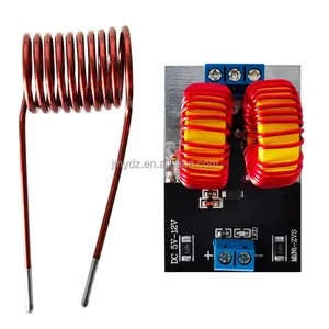 JMY DC 5-12V 120W Mini ZVS Induction Heating no tap High Frequency Heater DIY cooker with coil