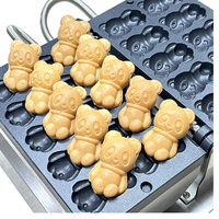 Machines à gaufres électriques miniatures en forme d'animaux personnalisées, modèle panda, pour les petites entreprises, avec certification CE