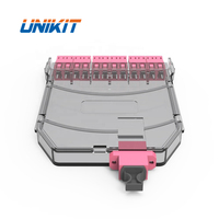 Boîte de module de Cassette OM4 MTP mk à LC, 12 24 Fibers, pour panneau de brassage de Fiber optique, Module de Cassette LGX MTP mps, offre spéciale