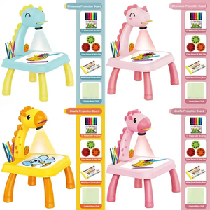 Mesa de Pintura con Proyector LED para Niños, Juguetes, Tablero de Dibujo, Escritorio, Rompecabezas, Herramienta de Aprendizaje de Pintura - Product Image 3