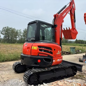 Excavatrice d'occasion Kubota KX163-5, mini-excavatrice sur chenilles de haute qualité, Kubota KX155 163-5, mini-excavatrice Kubota d'origine - Product Image 3
