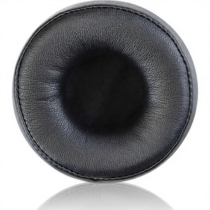 For ATH ESW9 Headphone Cushions Wholesale Audio Technica Premium <b>Protein</b> Skin Black Bulk Supply Over Ear Pads Replacement - Product Image 1
