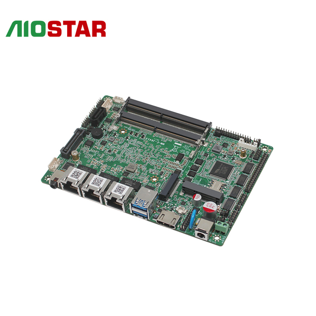 AOS-M3ELJ6466M 3.5-inch Industrial Motherboard-Intel J6412 CPU 10W Low Power Dual Display Stock Fanless DDR4 32GB RAM SATA/mSATA