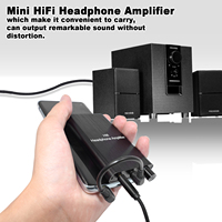 Amplificateur de casque portable de haute qualité 16-300 ohms, amplificateur audio professionnel avec prise jack 3,5 mm