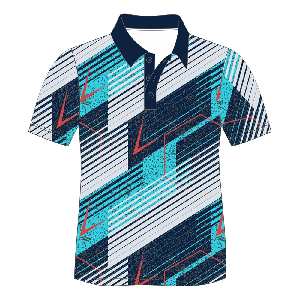 Custom High quality Short Sports 100%Polyester Custom Sublimated Printing Customized Men's plain golf Polo t Shirt's
