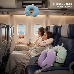 Almohada de Viaje UNICORN con Cuello en U, Cómoda, Portátil, de Poliéster y Seda, Suave, Fácil de Transportar, Elegante, con Soporte para la Cabeza, Modelo 82475 con Logotipo - Product Image 3
