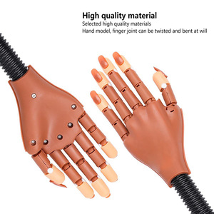 Outils de manucure d'entraînement réglables <span class=keywords><strong>pour</strong></span> nail art Main de pratique <span class=keywords><strong>pour</strong></span> ongles en acrylique Modèle Mains - Product Image 4