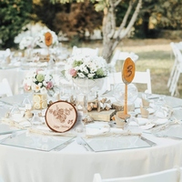 Cercles en bois de pin inachevé de 4.0 pouces, tranches de bois naturel pour l'artisanat et la peinture DIY