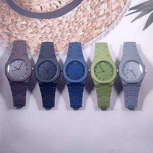 Hot-bán biểu tượng tùy chỉnh Hight chất lượng unisex thạch anh đồng hồ thiết kế thời trang New Dial Glass cổ tay thạch anh Đồng hồ - Product Image 2