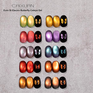 Caixuan Butterfly Cat Eye Gel politur Kein Tpo und kein Hema Cat Eye Benutzer definiertes Logo Sehr gut UV-Nagel Cat Eye Gel politur einweichen - Product Image 3