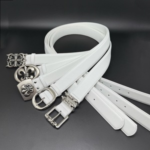 Style Punk européen et américain à la mode classique boucle décorative croix <span class=keywords><strong>ceinture</strong></span> minimaliste jumelée avec jean HipHop pour femmes Mem - Product Image 2