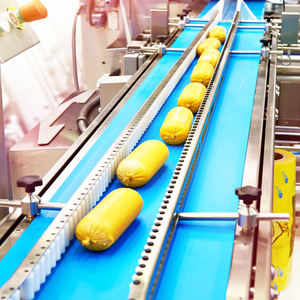 L Vorm Hellende Geweigerde Transportband Gespleten Sanitaire Washdown Band Transportband Voor Voedingsindustrie - Product Image 5